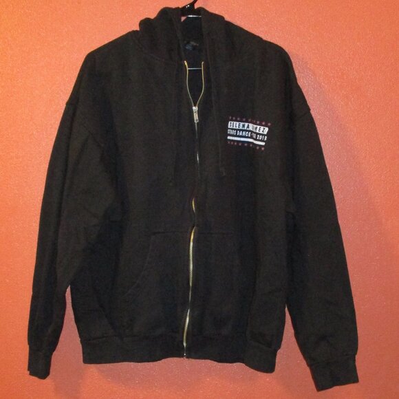 Tultex Jackets & Blazers - Salena Gomez Tultex Woman X Large Full Zip Pockets Graphic Concert Hooded Jacket
